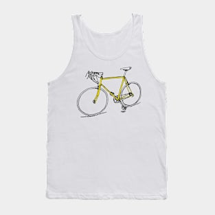 Yellow Bike Tank Top